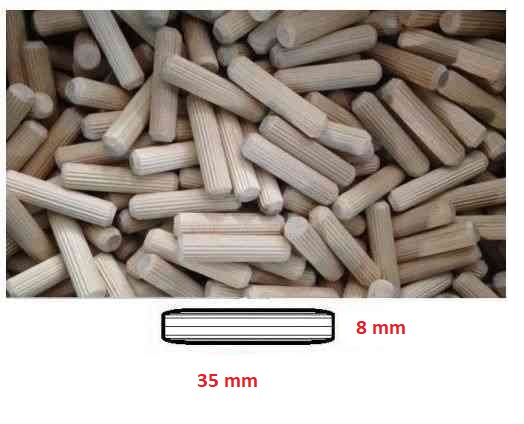 Spine legno per incastri