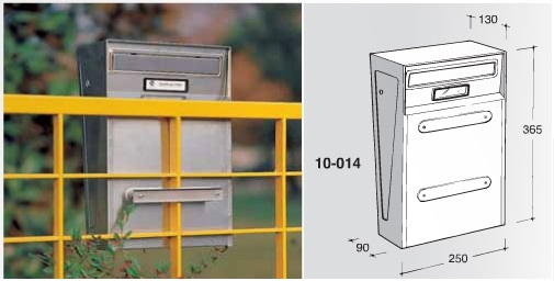 Cassetta per recinzioni Inox 10-014 Silmec