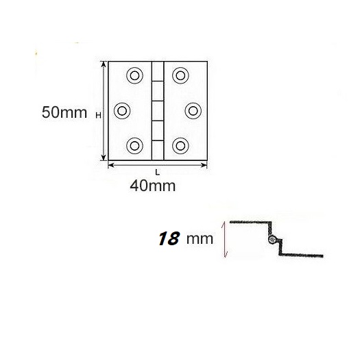 Cerniera a doppia curva bronzata