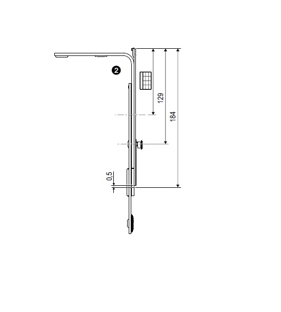 AGB movimento angolare con nottolino A503300100 ARTECH