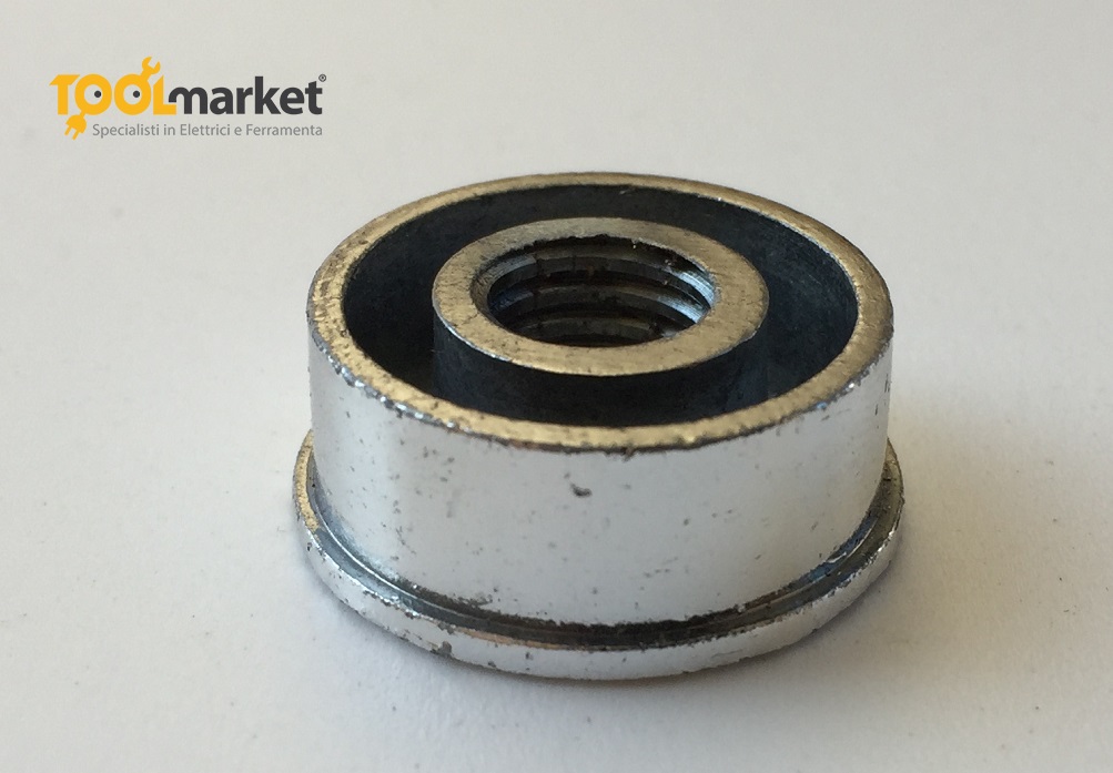 Tappo filettato in metallo M10 per tubo da 25 mm