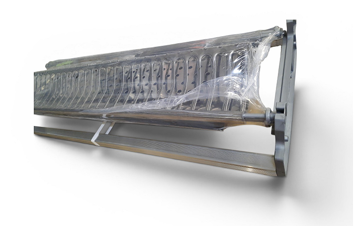 Scolapiatti  cm 76 con telaio di supporto per moduli cm80 inox