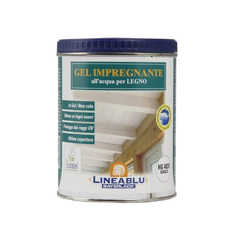 Impregnante ad acqua bianco gel HG4031 da 0.750 lt - SAYERLACK