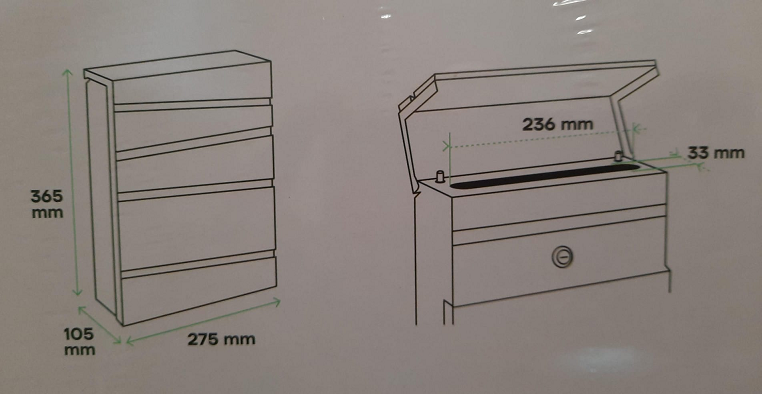 Cassetta postale Flysch  E6925 INOX/ANTRACITE Arregui 