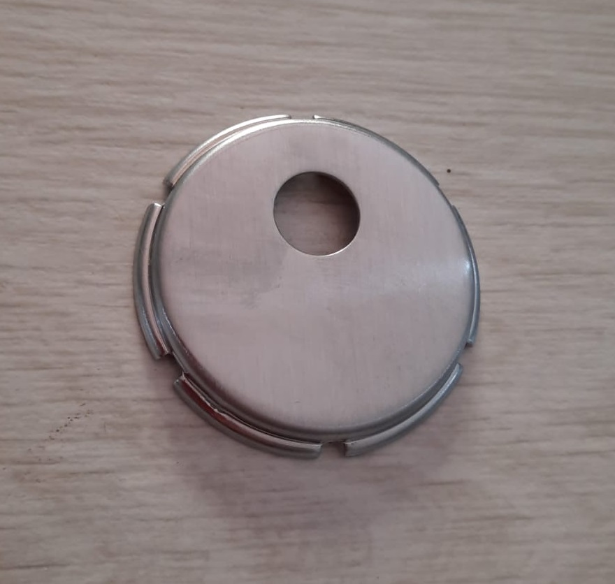 Inserto 4015 XCS Ø46 piano codolo cilindro cromo sat per 4300/4350/4506/4509/4556/4770