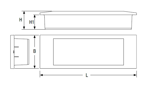 Plafoniera di emergenza LED Beghelli 1499 litio