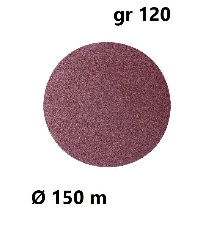 Disco abrasivo strappo Ø 150 Valex conf. da 6 pz grana 120