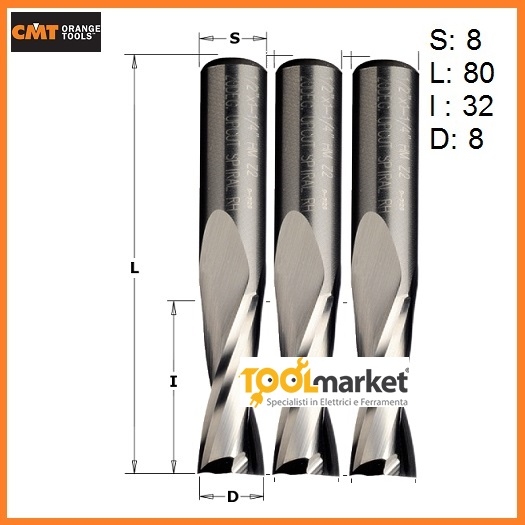 Fresa per CNC in HM integrale 191.xx.11 CMT