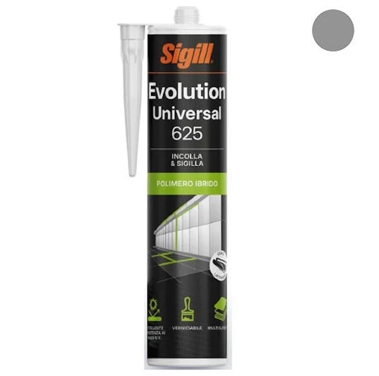 Sigillante neutro GRIGIO RAL 9002  monocomponente per costruzioni  Silcoflex da 290 ml 