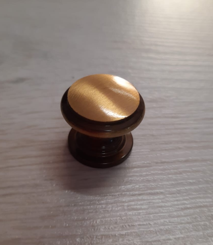 Pomolo per mobile ottone bronzato  art 725 varie misure - ELAB   