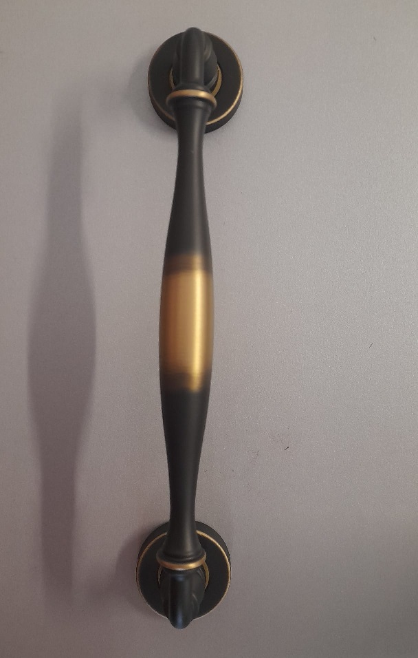 Maniglione Tosca bronzo sfumato opaco da 225 mm  - LINEA CALì 