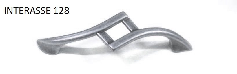 Maniglia  per mobili WMN 532 argento antico modello  - GIUSTI