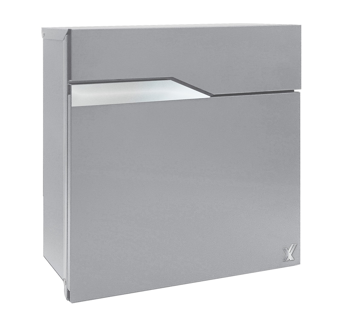 Cassetta postale Nettuno color ARGENTO Alubox 