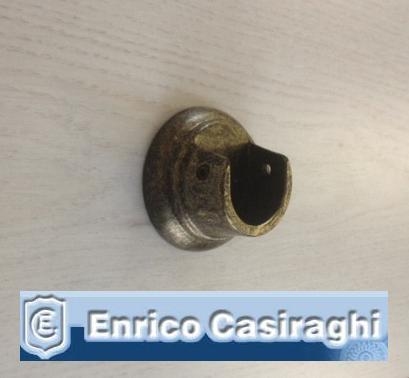 Supporto a parete diametro 22mm Nero oro