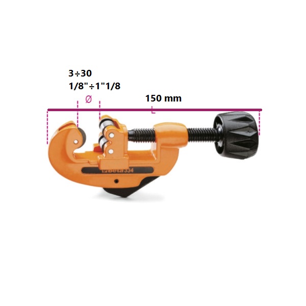 Tagliatubi Beta per rame e leghe leggere BW334