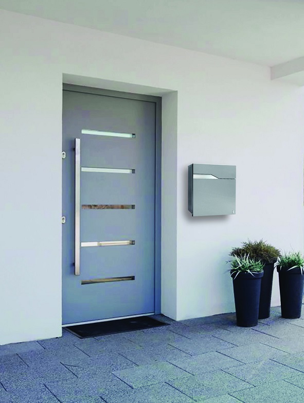 Cassetta postale Nettuno color ARGENTO Alubox 