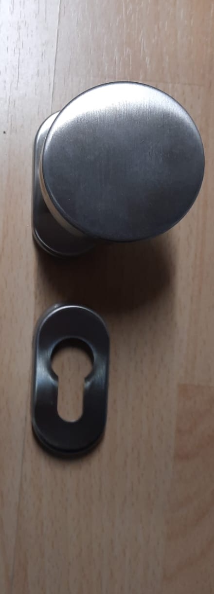 Pomolo  Inox tondo rosetta stretta fisso 327.gk277.60 FIMET  