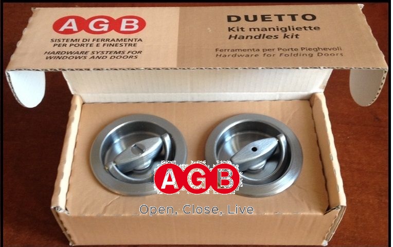 Kit maniglie tonde per porta a libro Duetto 48 B0290000xx