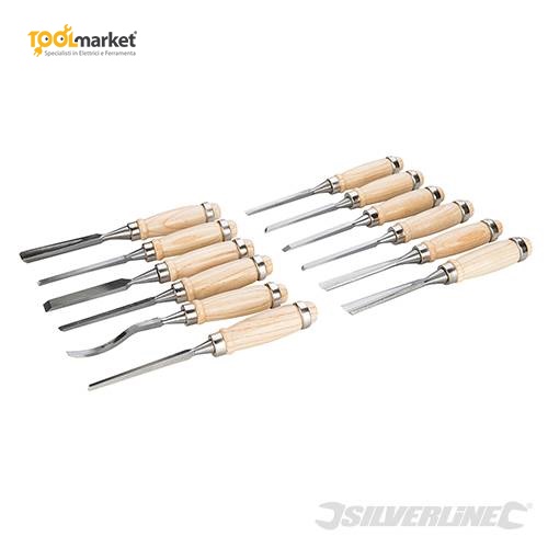 Scalpelli e sgorbie set 12pz tool 
