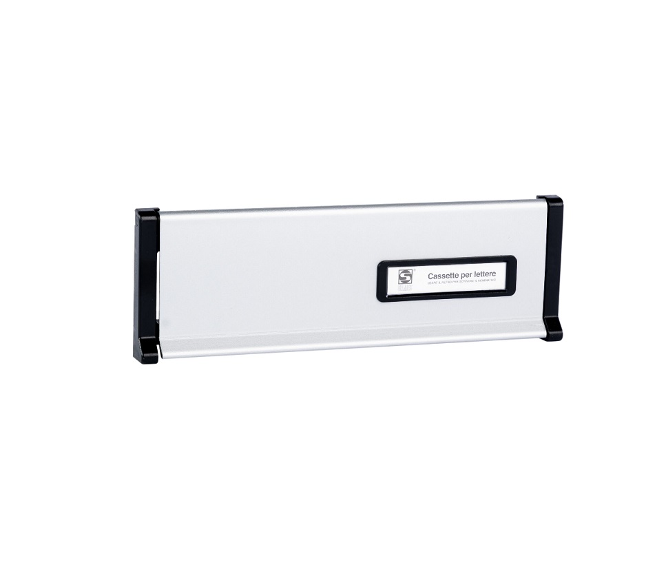 Bucalettere alluminio silver Silmec 242x42 mm 10-600.72