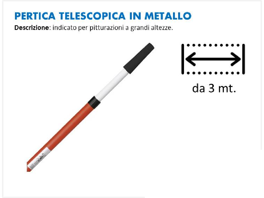 Pertica telescopica da MT 3