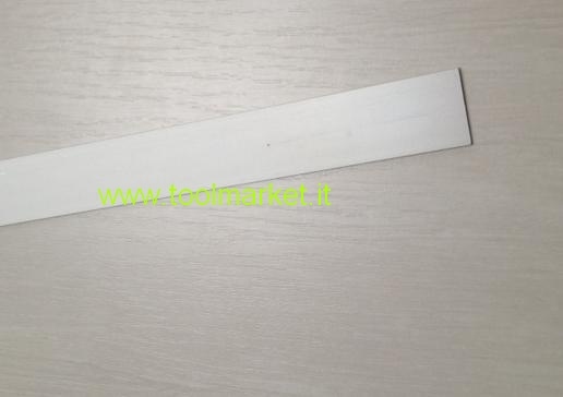Profilo alluminio piatto Anodizzato argento da MT 2