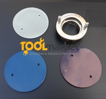Faretto incasso LED set 3 pz con vetri intercambiabili 59363/17/55 MASSIVE