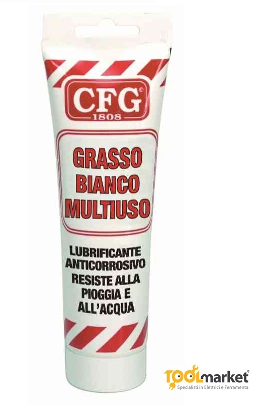 Grasso bianco multiuso lubrificante resistente all'acqua 125ml - CFG