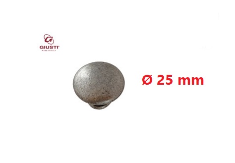 Pomolo per mobile argento vecchio  WPO2024/25.00E8 Giusti