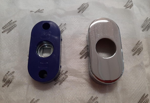 Rosetta stretta con molla di ritorno cromo lucido  CD73 RS/M Colombo 