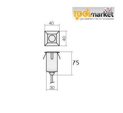 Faretto LED 3w 400693