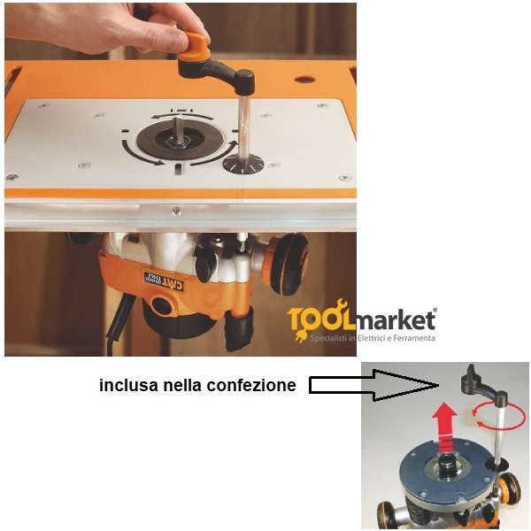  Tavolo Industrio NEW con elettrofresatrice CMT7E+IND 