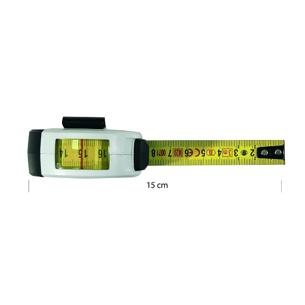 Metro flessibile 3 mt autobloccante 3 bottoni Metrica da 25 mm  Copia