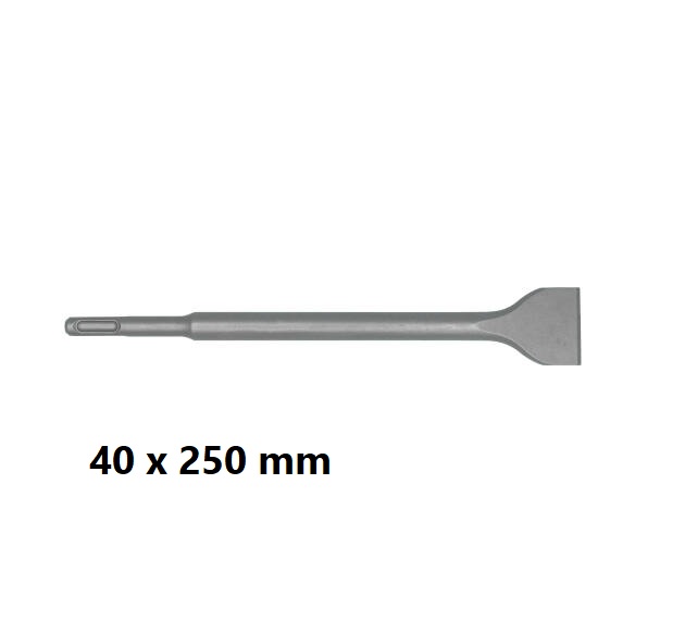 Scalpello piatto da muro attacco SDS-plus da 40 mm Ecef