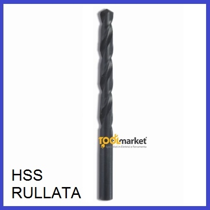 Punta per metallo HSS rullata DIN338