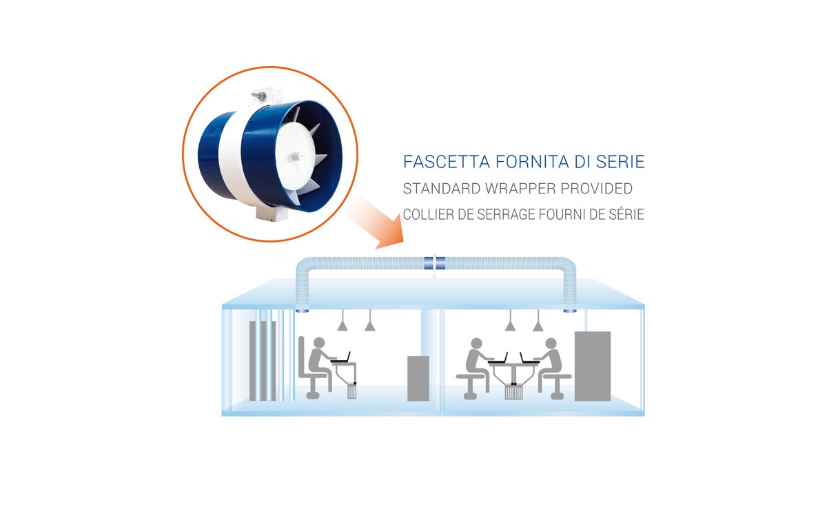 Aspiratore a scomparsa serie Etesi 100 Lux