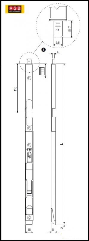 Catenaccio leva  Sicurtop W200680101-2 aria 4