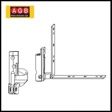 Cerniera anta ribalta 130kg aria 4 a400400102 tropicalizzato