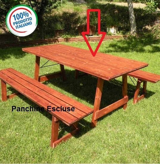 Tavolo in legno chiudibile 8 + 2 posti 