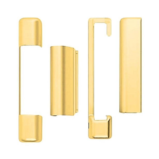 Copertura per cerniere anta ribalta Ottone lucido A51301.xx.50 AGB 