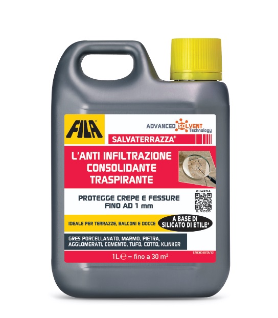Protettivo anti infiltrazioni Salvaterrazza lt1 solvente FILA