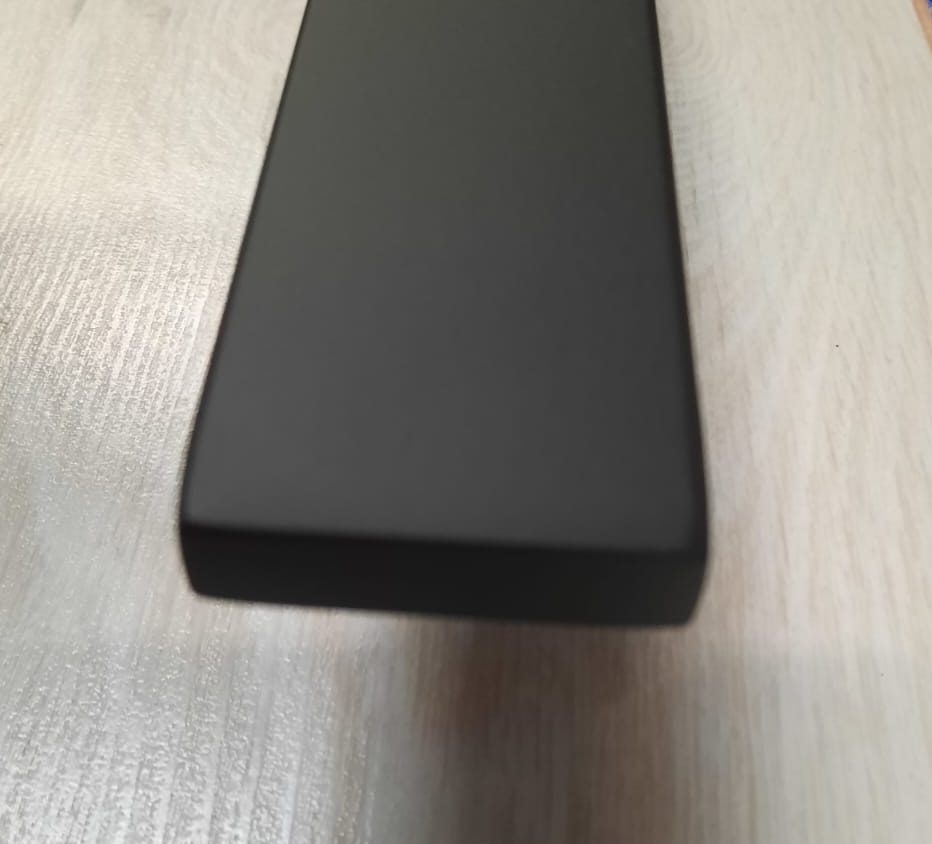 Maniglione in acciaio inox NERO OPACO  AISI 304 modello COLORADO 841S da 500mm diritto