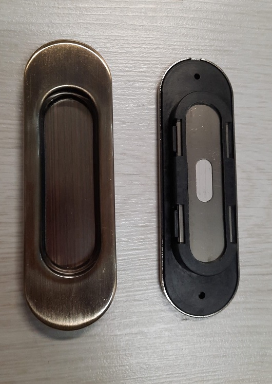 Maniglia incasso per porte scorrevoli TEL 125x39mm