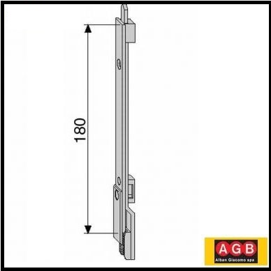 Terminale top AGB  A404860001 silver