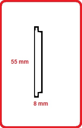 Cornice intagliata m4057 da 2.44 mt