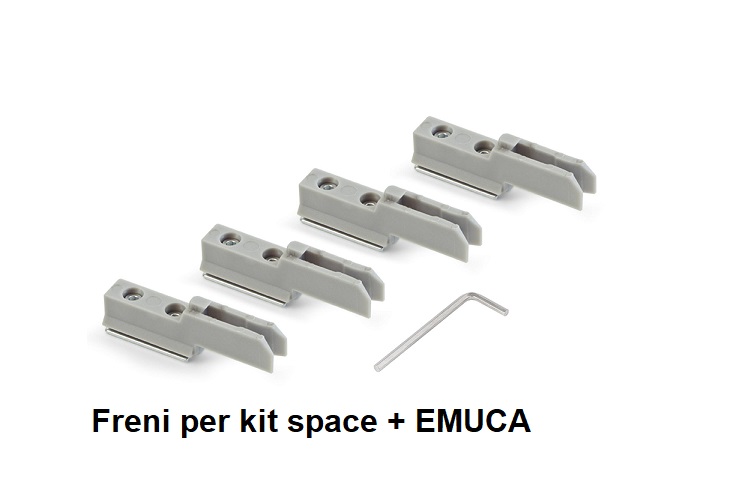 Freni / finecorsa per Kit Space +  Emuca 6022520 