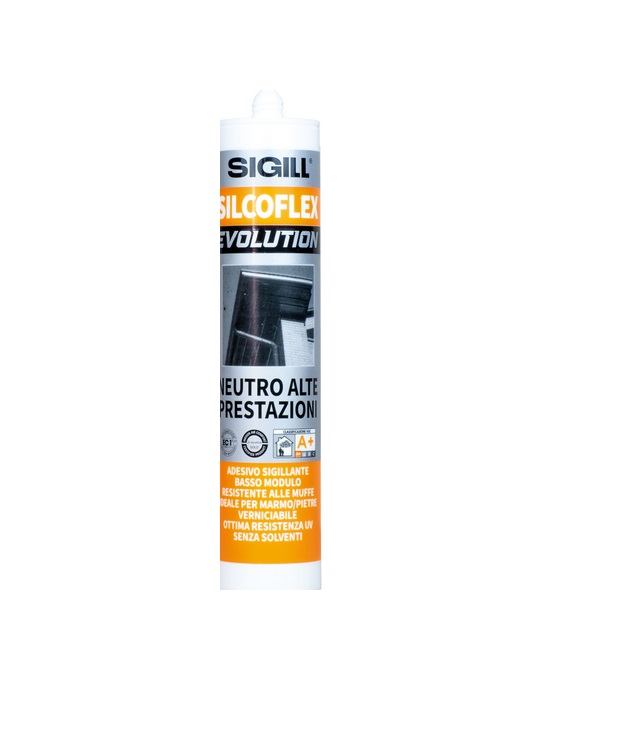 Sigillante neutro  NERO monocomponente per costruzioni Silcoflex da 290 ml  