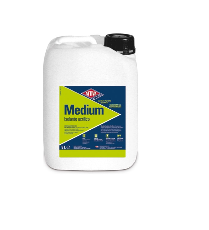 Fissativo acrilico MEDIUM per muri da LT 5