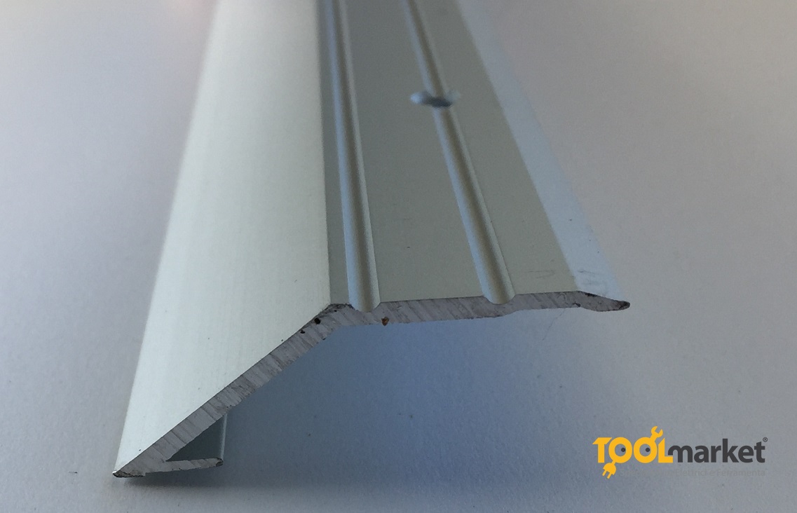 Profilo alluminio per pavimento da 44 mm da 2.70 mt