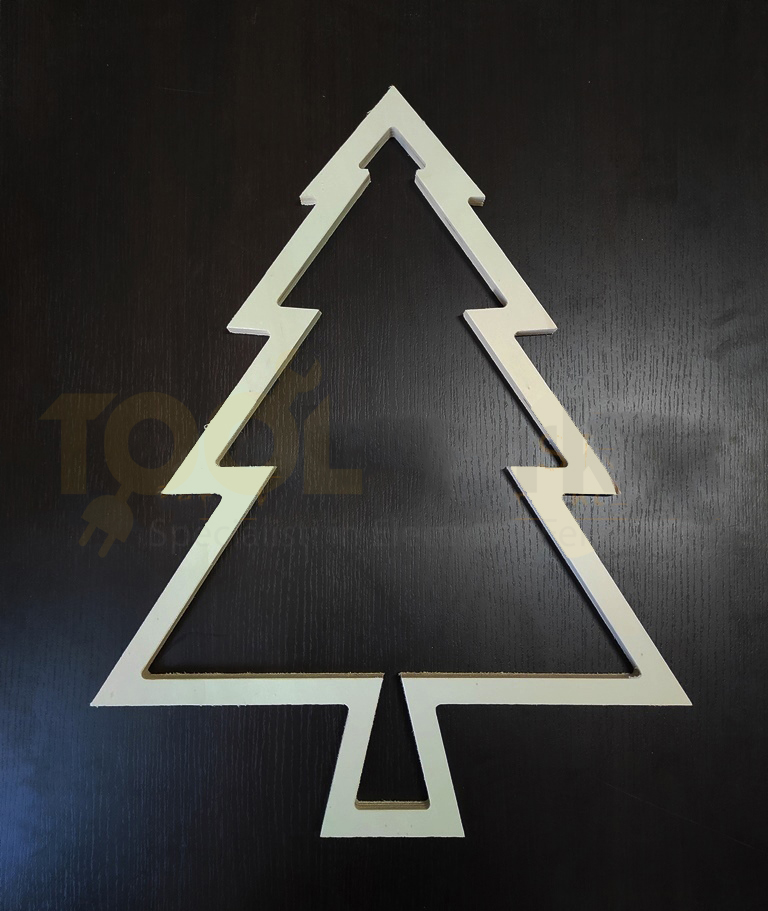 Telaio per Luminaria in FOREX Sag. 41 H 590 x L 470 mm Albero di natale Copia